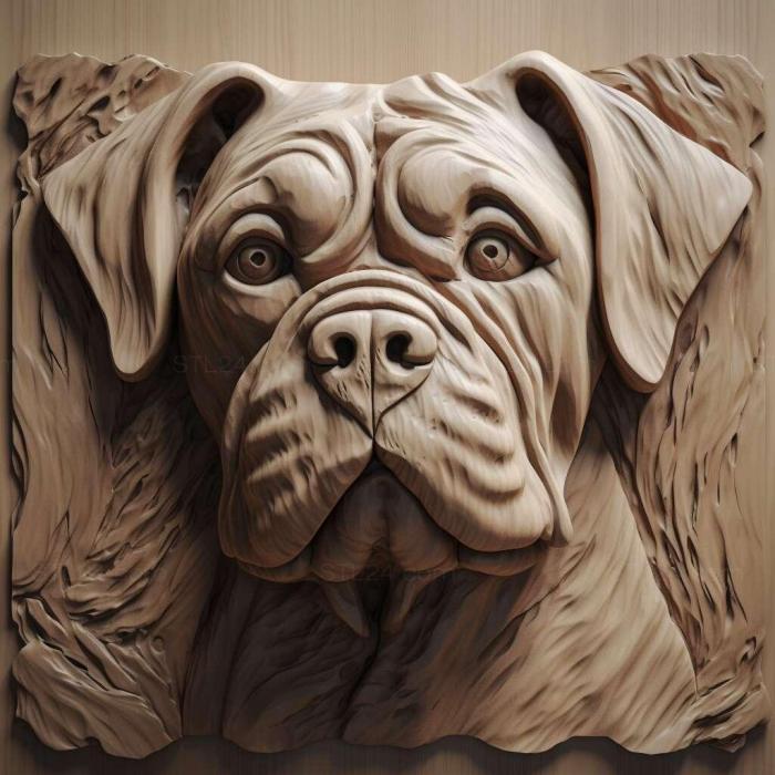 Nature and animals (Dog 3, NATURE_6567) 3D models for cnc